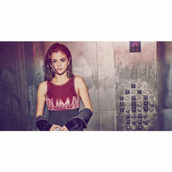 NWT PUMA X SELENA GOMEZ VELVET UNITARD ROMPER M - Picture 3 of 5